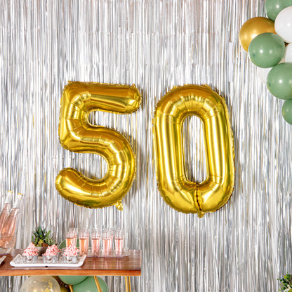 Balloonify Gold Mylar Number 5 Balloon - 40" - 1 count box