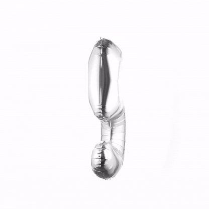 Balloonify Silver Mylar Number 5 Balloon - 40" - 1 count box