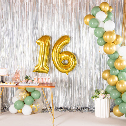 Balloonify Gold Mylar Number 6 Balloon - 40" - 1 count box