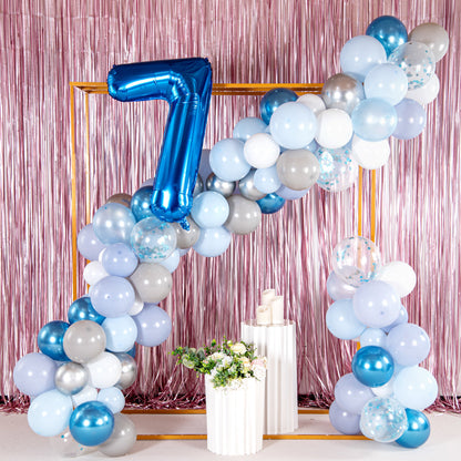 Balloonify Blue Mylar Number 7 Balloon - 40" - 1 count box