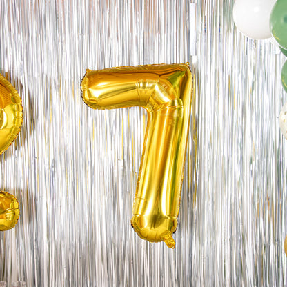 Balloonify Gold Mylar Number 7 Balloon - 40" - 1 count box