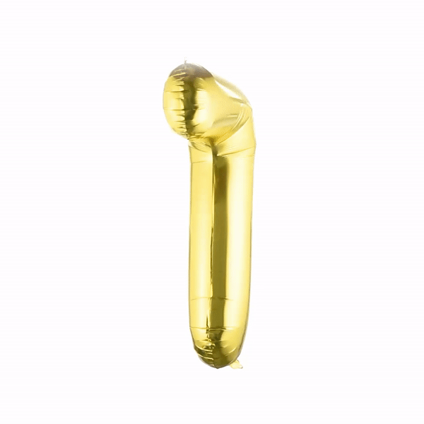 Balloonify Gold Mylar Number 7 Balloon - 40" - 1 count box
