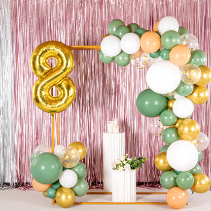 Balloonify Gold Mylar Number 8 Balloon - 40" - 1 count box