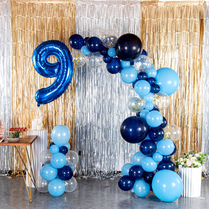 Balloonify Blue Mylar Number 9 Balloon - 40" - 1 count box