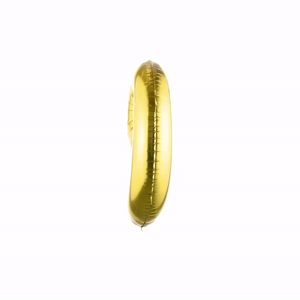 Balloonify Gold Mylar Number 9 Balloon - 40" - 1 count box