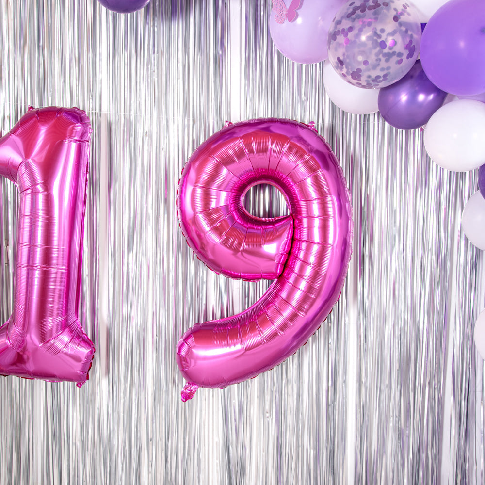 Balloonify Pink Mylar Number 9 Balloon - 40" - 1 count box