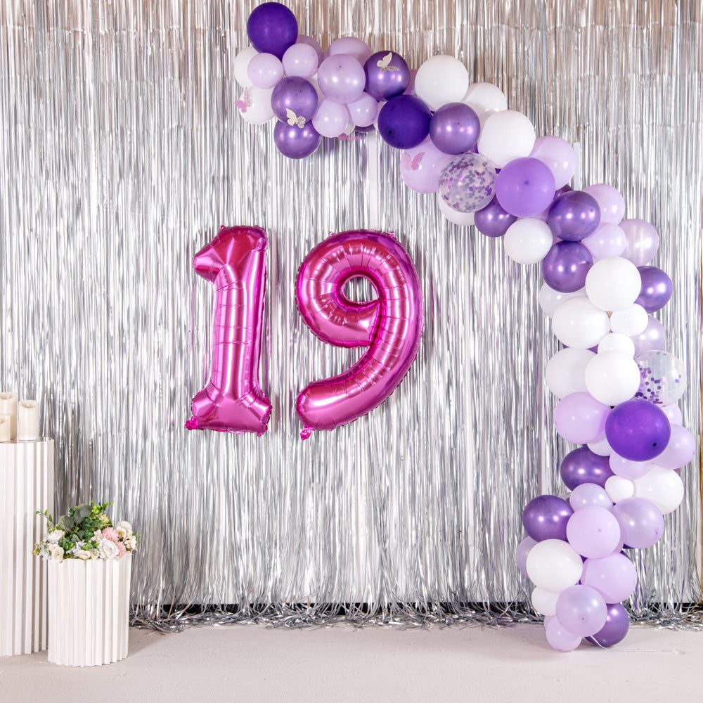 Balloonify Pink Mylar Number 9 Balloon - 40" - 1 count box