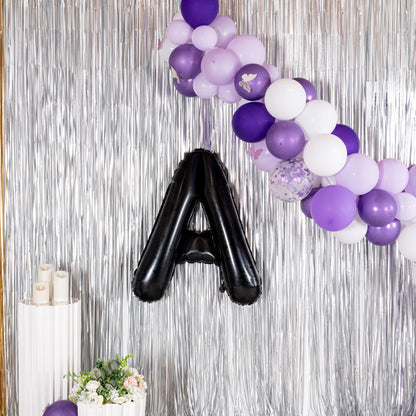 Balloonify Black Mylar Letter A Balloon - 40" - 1 count box