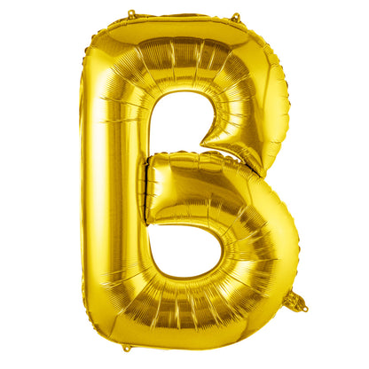 Balloonify Gold Mylar Letter B Balloon - 40" - 1 count box