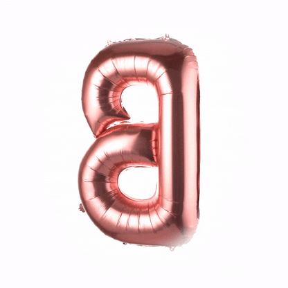 Balloonify Rose Gold Mylar Letter B Balloon - 40" - 1 count box