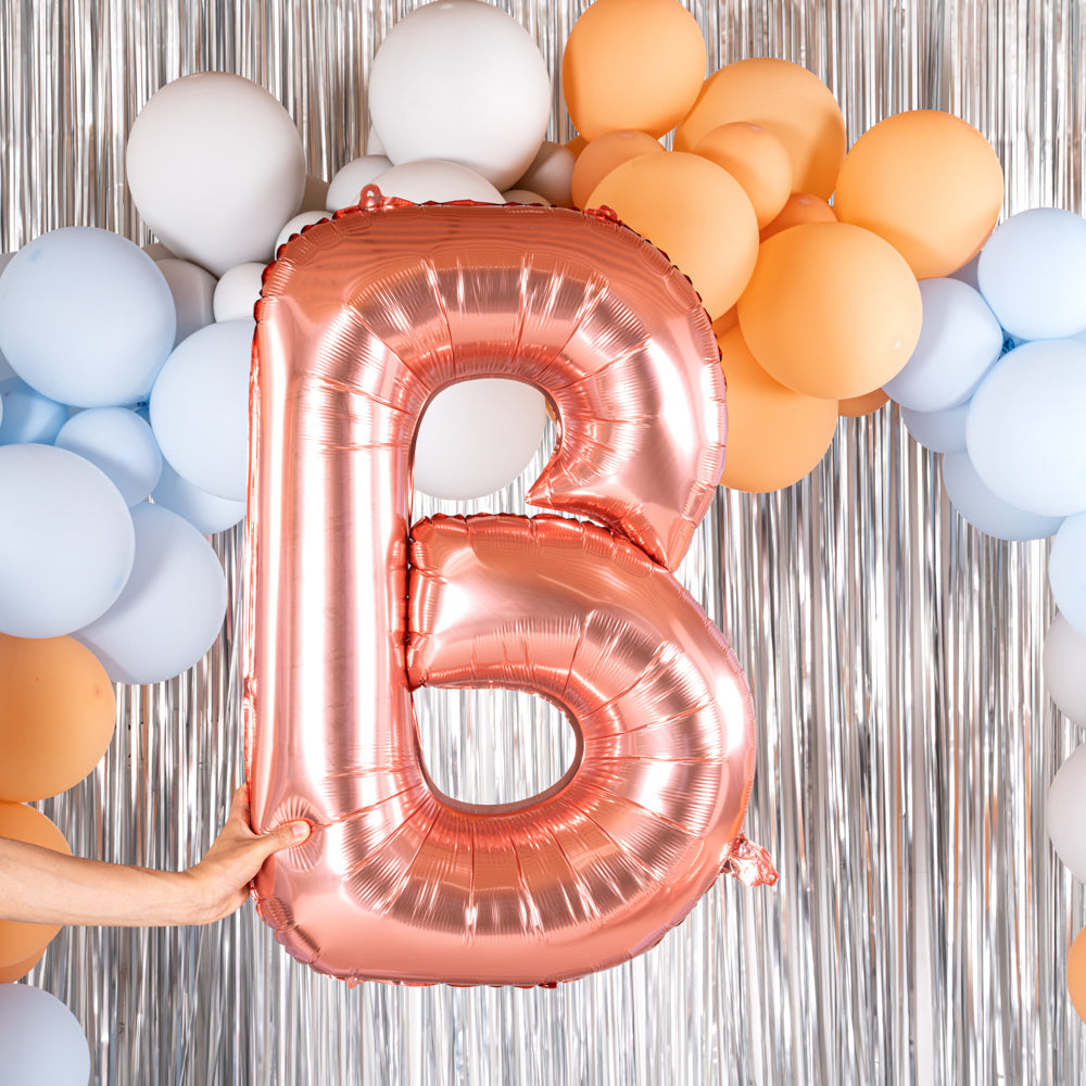 Balloonify Rose Gold Mylar Letter B Balloon - 40" - 1 count box