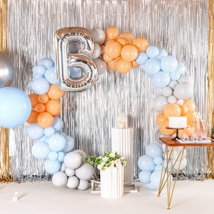 Balloonify Silver Mylar Letter B Balloon - 40" - 1 count box