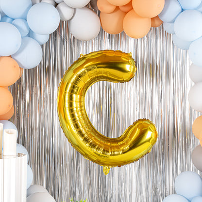 Balloonify Gold Mylar Letter C Balloon - 40" - 1 count box
