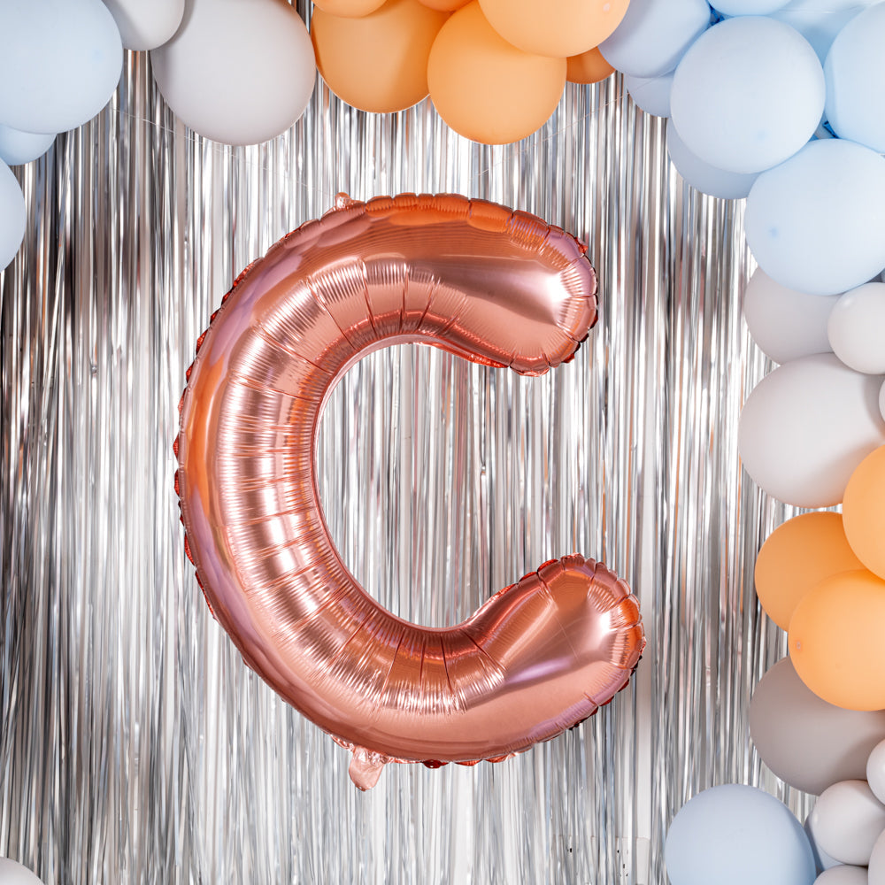 Balloonify Rose Gold Mylar Letter C Balloon - 40" - 1 count box