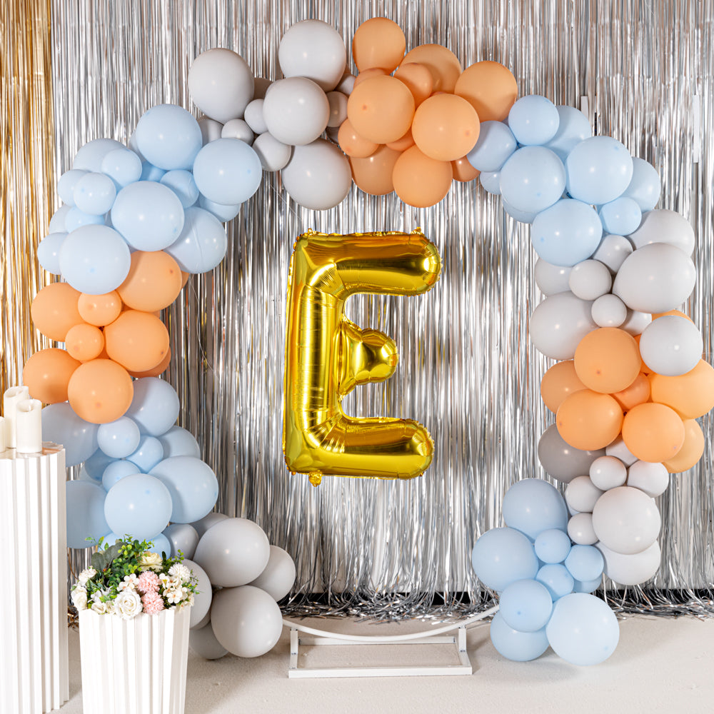 Balloonify Gold Mylar Letter E Balloon - 40" - 1 count box