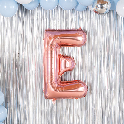 Balloonify Rose Gold Mylar Letter E Balloon - 40" - 1 count box
