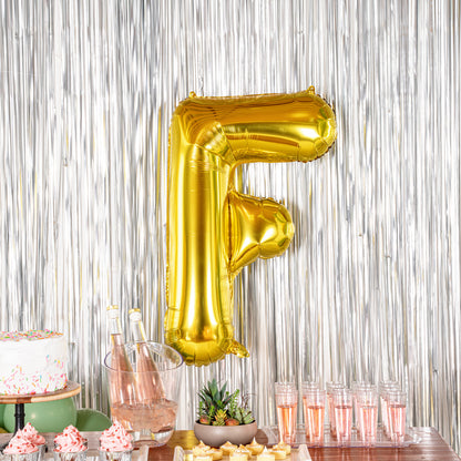 Balloonify Gold Mylar Letter F Balloon - 40" - 1 count box