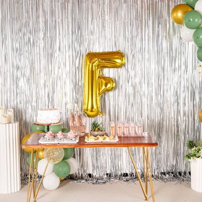 Balloonify Gold Mylar Letter F Balloon - 40" - 1 count box