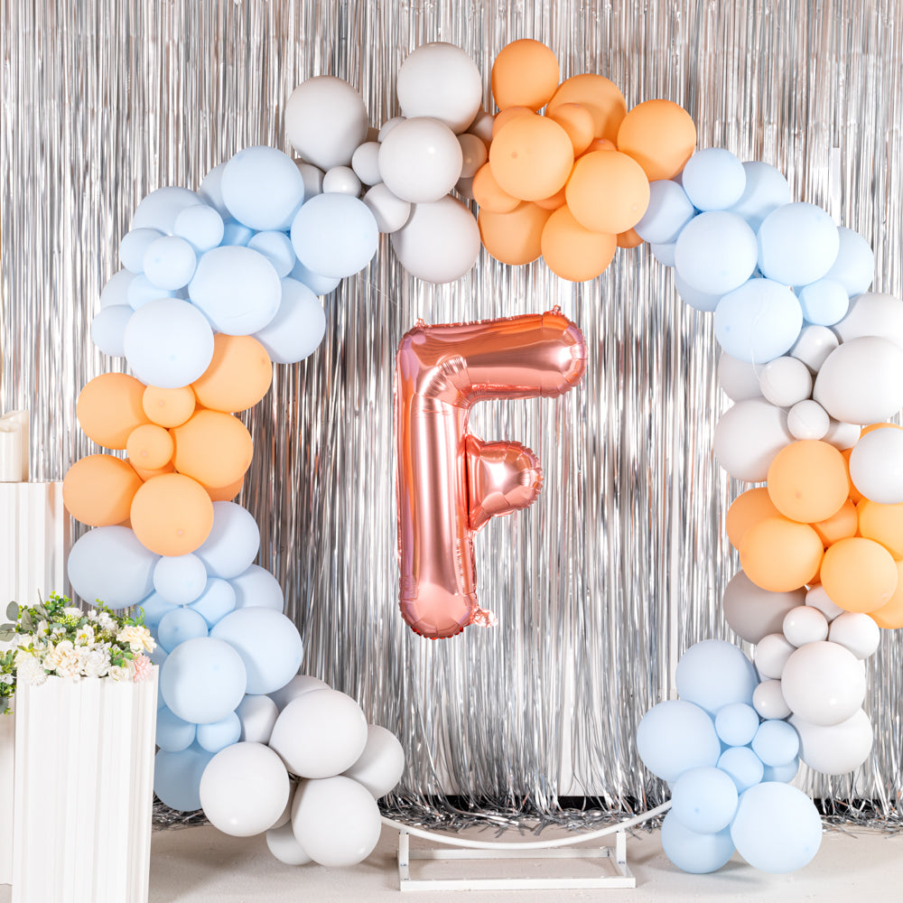 Balloonify Rose Gold Mylar Letter F Balloon - 40" - 1 count box