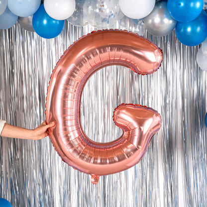 Balloonify Rose Gold Mylar Letter G Balloon - 40" - 1 count box