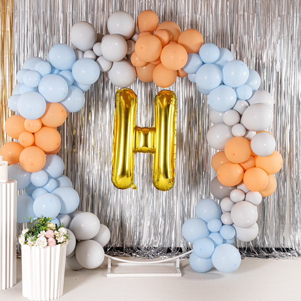 Balloonify Gold Mylar Letter H Balloon - 40" - 1 count box