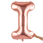 Balloonify Rose Gold Mylar Letter I Balloon - 40" - 1 count box
