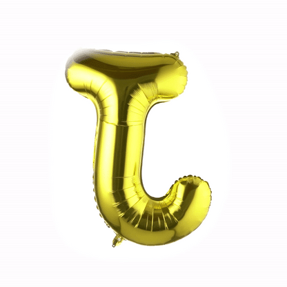 Balloonify Gold Mylar Letter J Balloon - 40" - 1 count box