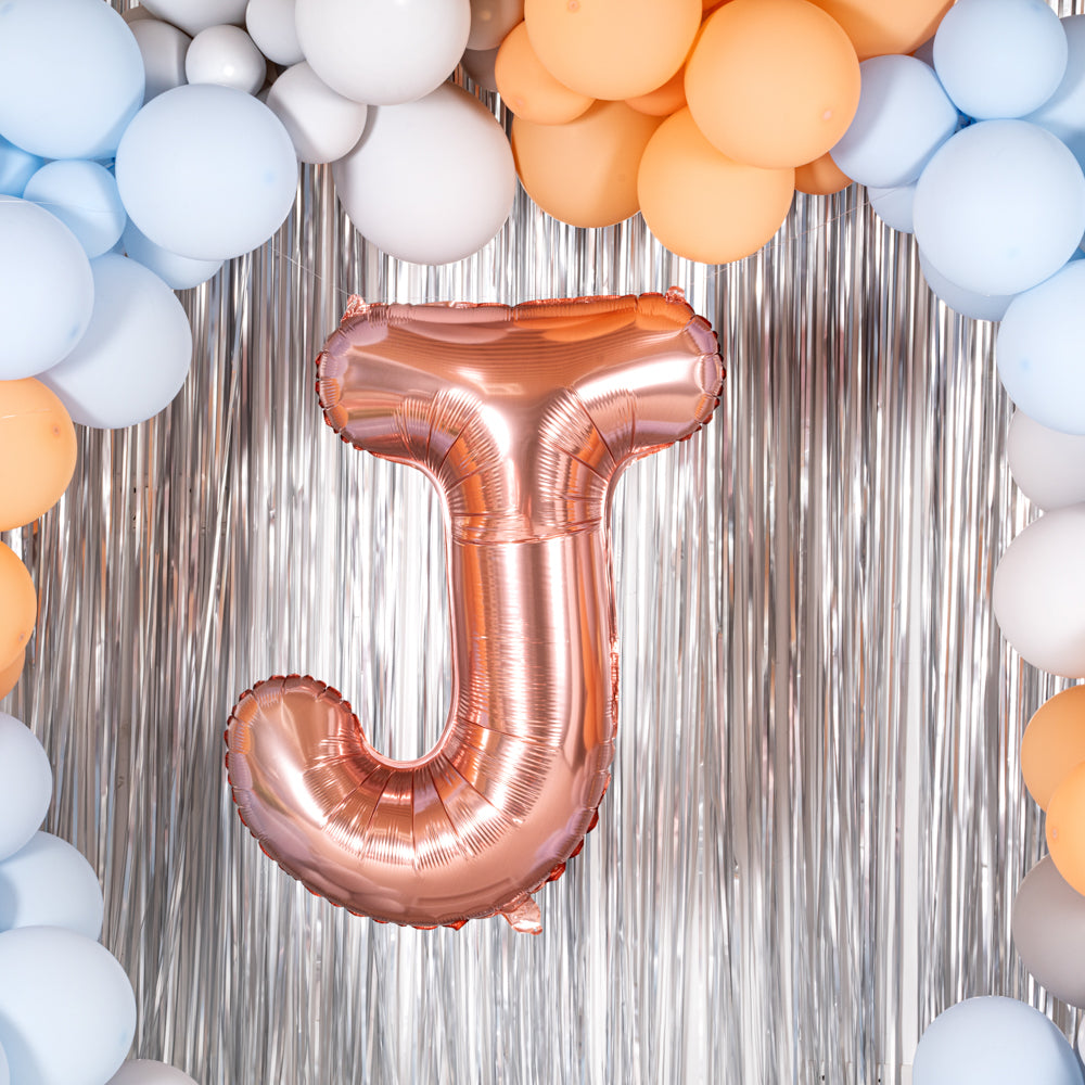 Balloonify Rose Gold Mylar Letter J Balloon - 40" - 1 count box