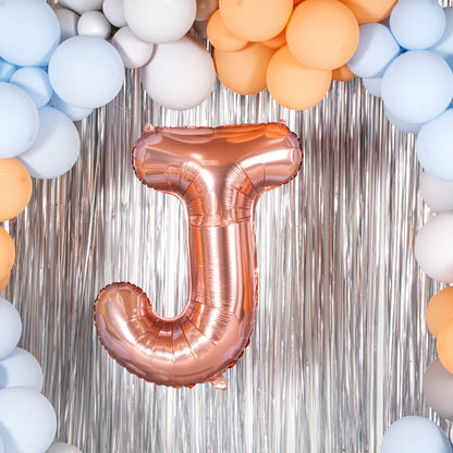 Balloonify Rose Gold Mylar Letter J Balloon - 40" - 1 count box