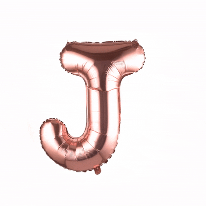 Balloonify Rose Gold Mylar Letter J Balloon - 40" - 1 count box