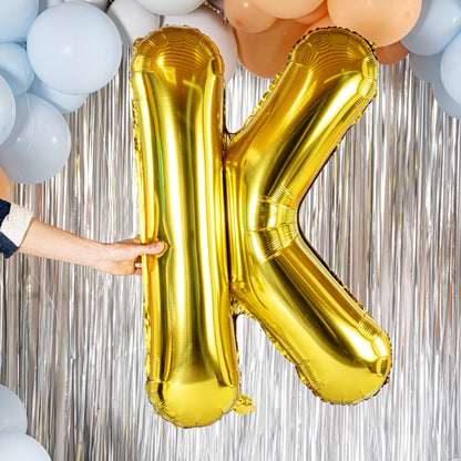 Balloonify Gold Mylar Letter K Balloon - 40" - 1 count box