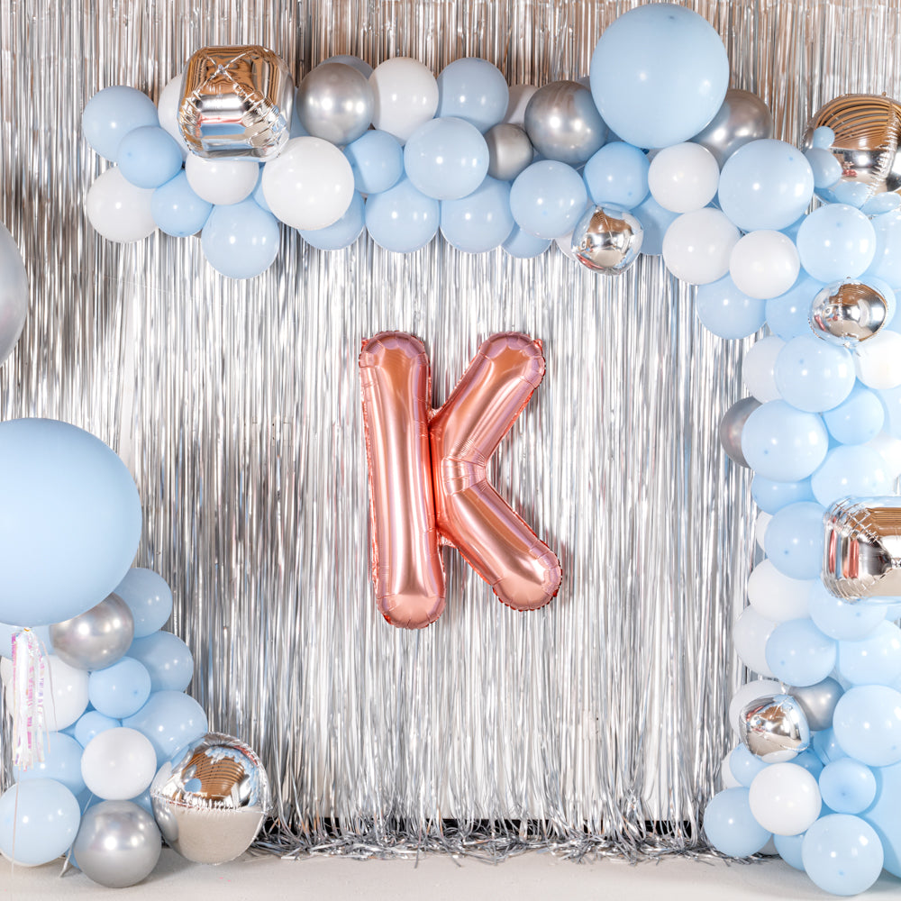 Balloonify Rose Gold Mylar Letter K Balloon - 40" - 1 count box