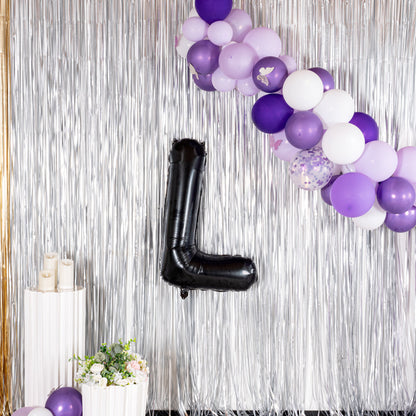 Balloonify Black Mylar Letter L Balloon - 40" - 1 count box