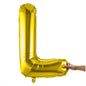 Balloonify Gold Mylar Letter L Balloon - 40" - 1 count box