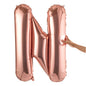 Balloonify Rose Gold Mylar Letter N Balloon - 40" - 1 count box