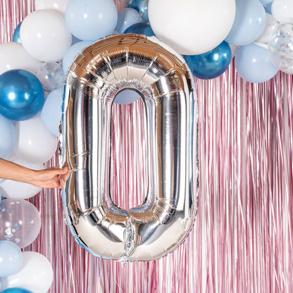Balloonify Silver Mylar Letter O Balloon - 40" - 1 count box