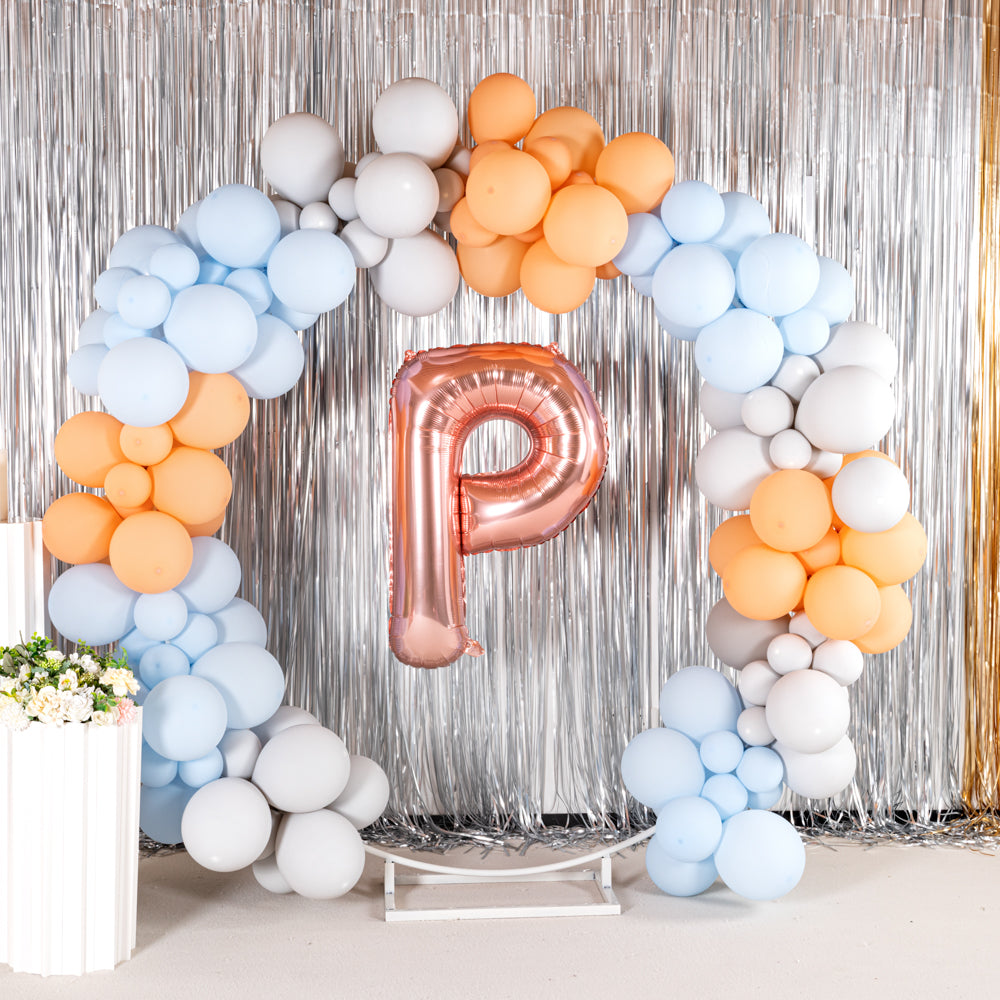 Balloonify Rose Gold Mylar Letter P Balloon - 40" - 1 count box