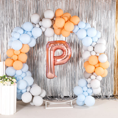 Balloonify Rose Gold Mylar Letter P Balloon - 40" - 1 count box