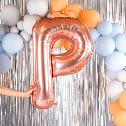 Balloonify Rose Gold Mylar Letter P Balloon - 40" - 1 count box