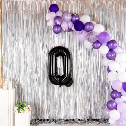 Balloonify Black Mylar Letter Q Balloon - 40" - 1 count box