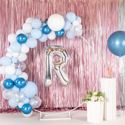 Balloonify Silver Mylar Letter R Balloon - 40" - 1 count box