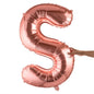 Balloonify Rose Gold Mylar Letter S Balloon - 40" - 1 count box