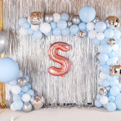 Balloonify Rose Gold Mylar Letter S Balloon - 40" - 1 count box