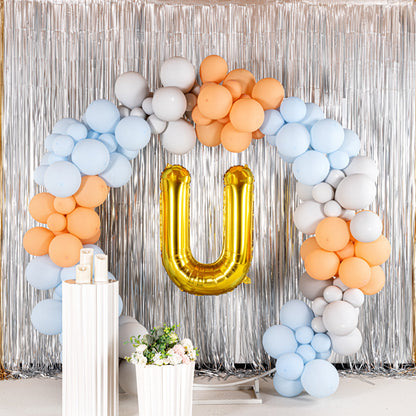 Balloonify Gold Mylar Letter U Balloon - 40" - 1 count box