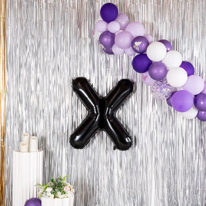 Balloonify Black Mylar Letter X Balloon - 40" - 1 count box