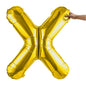 Balloonify Gold Mylar Letter X Balloon - 40" - 1 count box