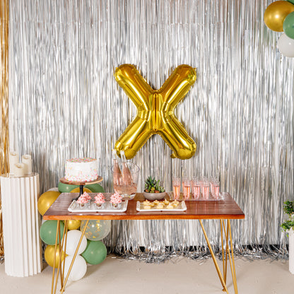 Balloonify Gold Mylar Letter X Balloon - 40" - 1 count box