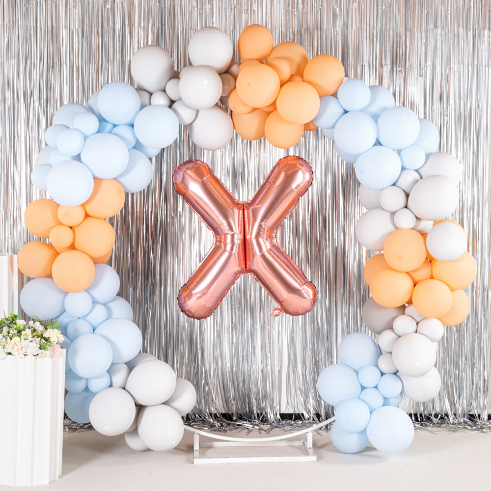Balloonify Rose Gold Mylar Letter X Balloon - 40" - 1 count box