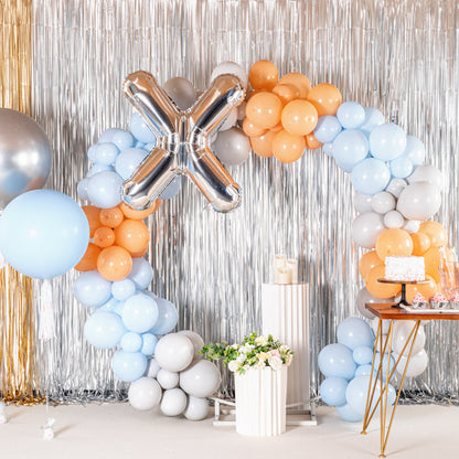 Balloonify Silver Mylar Letter X Balloon - 40" - 1 count box