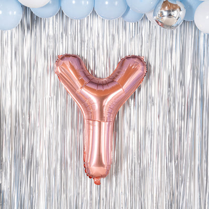 Balloonify Rose Gold Mylar Letter Y Balloon - 40" - 1 count box